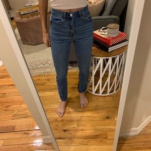 American Eagle high rise mom jeans